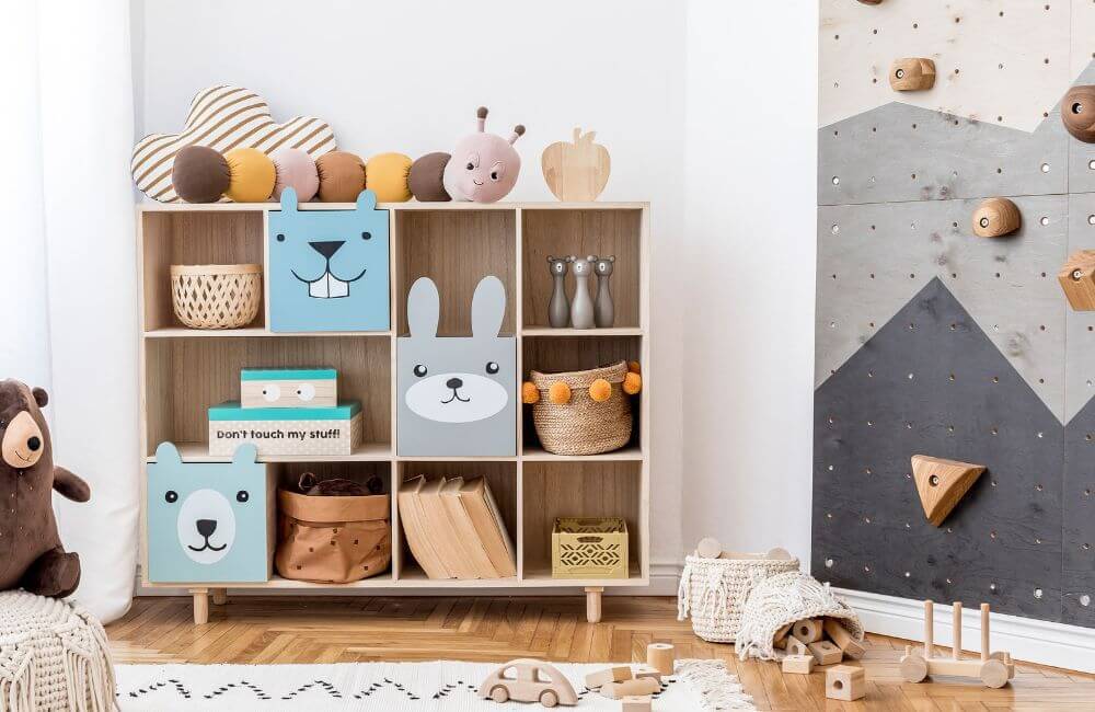 Playroom Storage and Organization