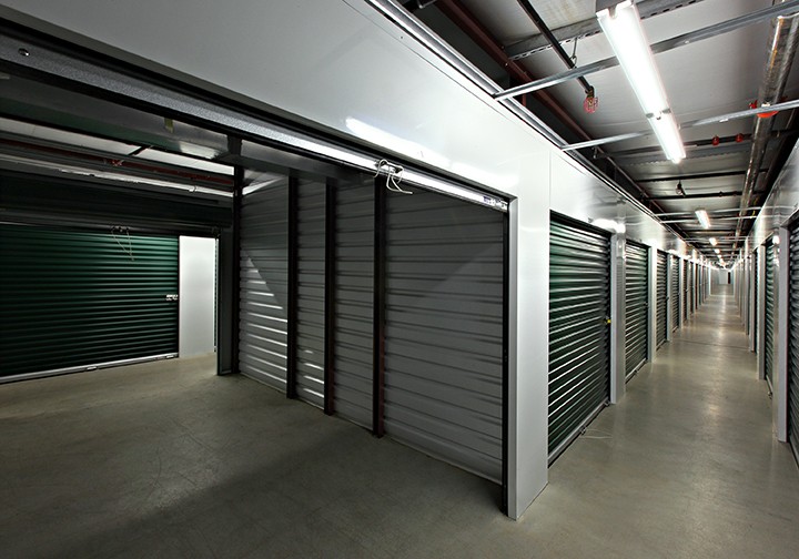 Interior units at Self Storage Plus in Rockville.
