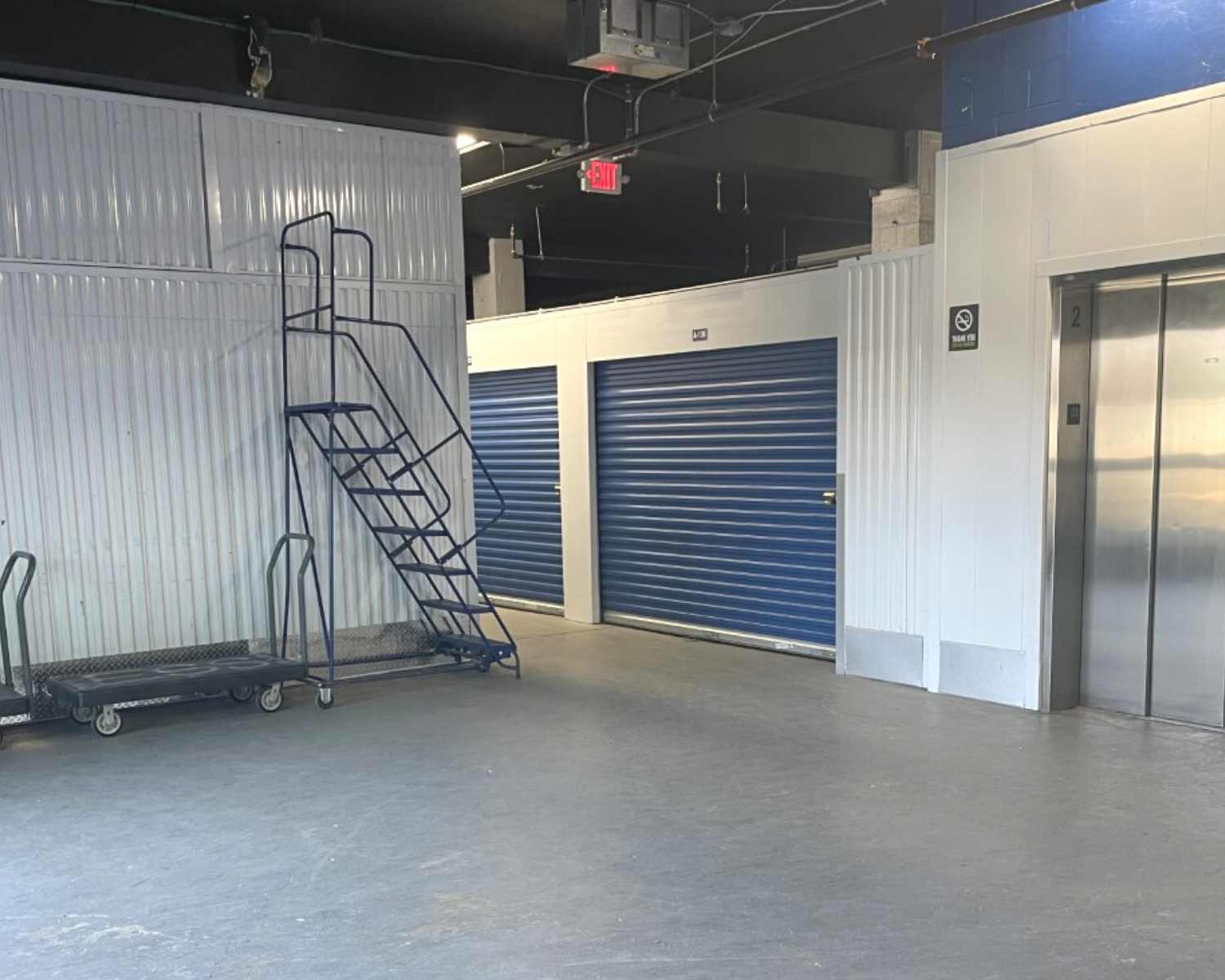 Indoor units at Self Storage Plus in Hyattsville.