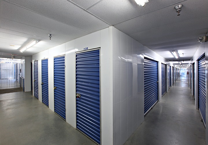 Indoor units at Self Storage Plus in Silver Spring.