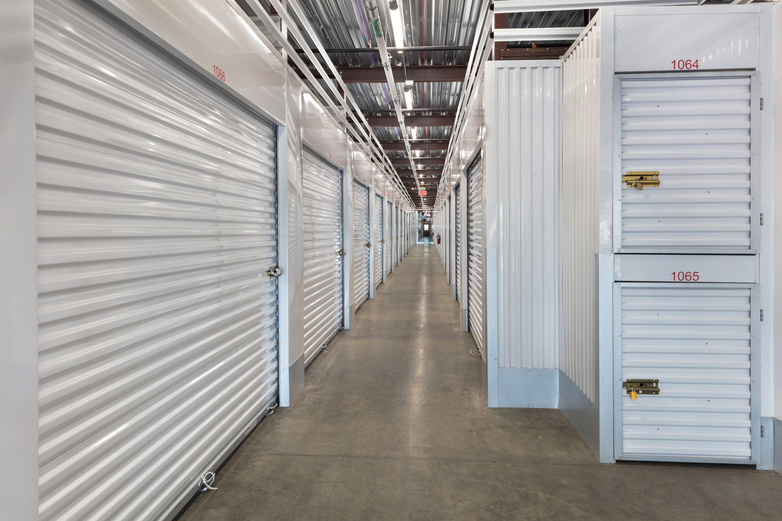 Indoor units at Self Storage Plus in Cosner.
