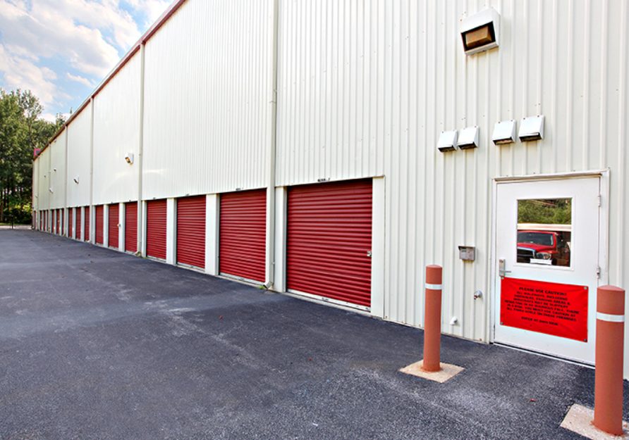 Drive-up units at Self Storage Plus in Odenton.