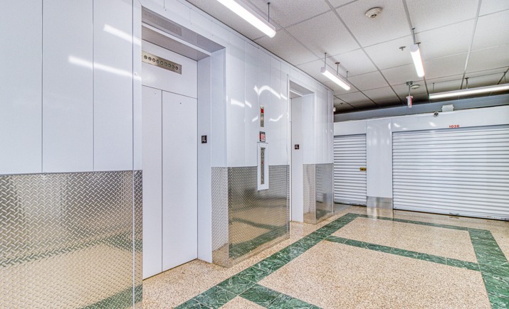 Elevators at Self Storage Plus in Mclean.