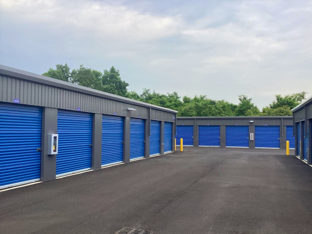 Drive-up units at Self Storage Plus in Martinsburg.