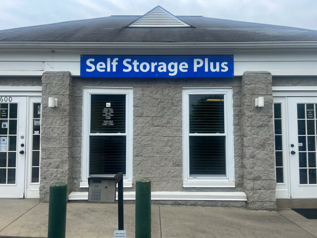 Exterior of Self Storage Plus in Haymarket.