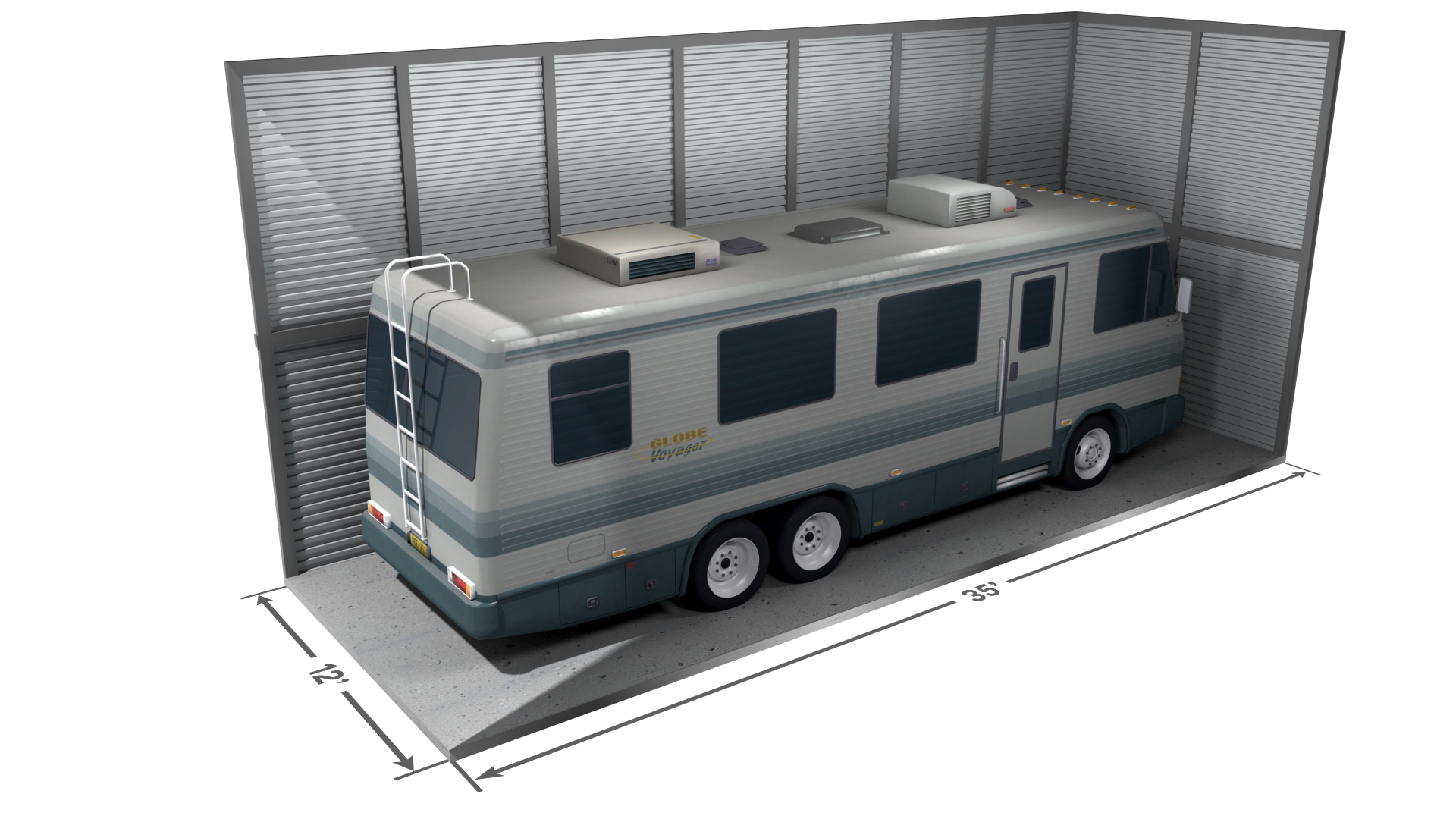 Enclosed Parking unit